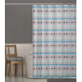 thumbnail image 4 of S4Sassy Gray Snowflake & Tree Christmas Waterproof Bathroom Shower Curtain With Roller Rings Hook-60 x 75 Inch, 4 of 6