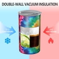 thumbnail image 2 of 20oz Coffee Tumblers Rainbow Tie Dye Mandala Pattern Stainless Steel Vacuum Insulated Travel Tumbler Coffee Cups Mug with Lid and Straw with Cleaning Brush for Cold & Hot Drinks, 2 of 5