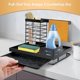 thumbnail image 4 of Under Sink Storage, Kitchen Sponge Holder with Removable Drip Tray, Stainless Steel Under Sink Organizer, Black Sink Storage, 4 of 4