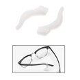 thumbnail image 4 of 1 Pair Slip Eyeglass Ear Hook Silicone Eyeglasses Grip Good Texture Eyewear Transparent, 4 of 8
