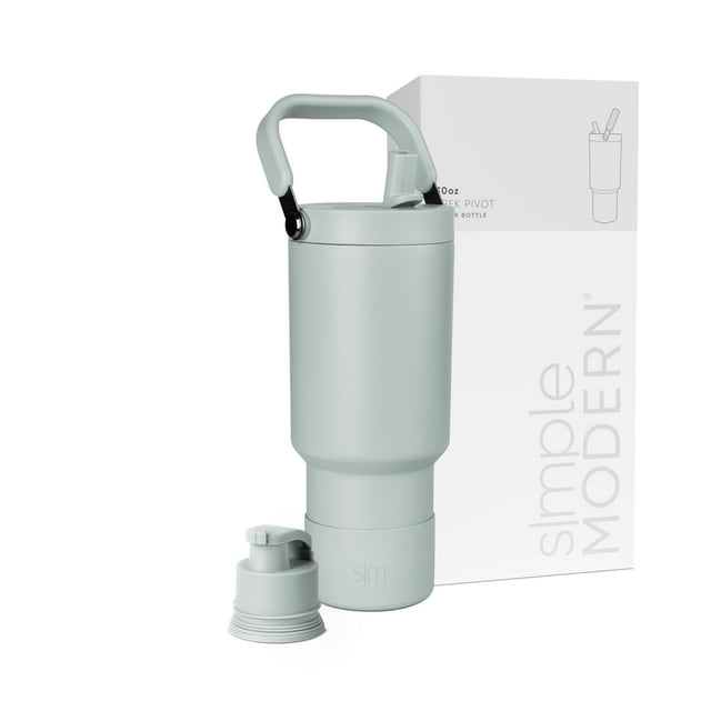 Botella de agua Simple Modern Trek Pivot de 900 ml con asa