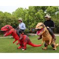 thumbnail image 2 of Disfraz inflable de monstruo T-REX para hombre y mujer, disfraz de dinosaurio para carnaval, Halloween, Navidad, fiesta y espectáculo, 2 of 5
