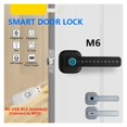 thumbnail image 2 of M6 Bluetooth Smart Door Lock Fingerprint Password Multi Unlock Electronic Lock for Home ,Keyless Entry Design, 2 of 6