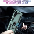thumbnail image 4 of Designed for Samsung Galaxy A26 5G Case, Military Grade Protective Phone Case Cover with Enhanced Metal Ring Kickstand [Support Magnet Car Mount] Compatible with Samsung Galaxy A26 5G, Darkgreen, 4 of 7