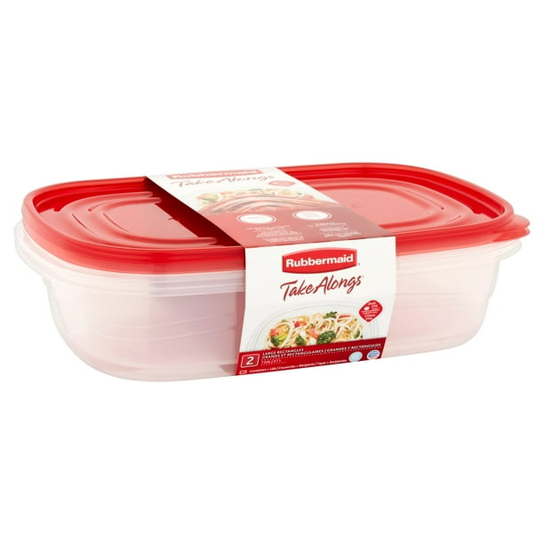 Rubbermaid Take Alongs Rectangular Food Storage Container Set (2 Pieces