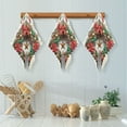 thumbnail image 5 of 6PCS Dish Towels and Dish Cloths Reuseable Dishcloths Sets for Washing Dishes, Cooking, Baking Size 11" x 11" Christmas Wreath Pattern, 5 of 9