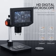 thumbnail image 3 of 50-1000X Digital Microscope 4.3" HD LCD USB Microscope Coin Microscope Phase 8 Adjustable LED Lights For Coin Collecting Supplie, 3 of 7