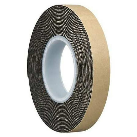 3M 4492 3M 4492B Double Coated Foam Tape 0.5" x 5yd, Black