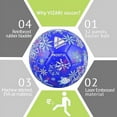thumbnail image 4 of Vizari Frost 2 Soccer Ball | Synthetic Material | Indoor & Outdoor Play | Perfect for Kids & Soccer Lovers - Blue, 4, 4 of 7