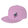 thumbnail image 1 of ZICANCN Underwater Mysterious Creature Baseball Caps, Trucker Hats for Men And Women, Adjustable Breathable Flat Caps, Pink, 1 of 8