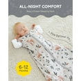 thumbnail image 5 of Baby Sleep Sack 18-24 Months, 100% Organic Cotton Wearable Blanket for Babies, 2-Way Zipper TOG 0.5 Lightweight Breathable Baby Sleeping Bag, 4 Sizes-XL Cotton&Fawn&Grey, 5 of 6