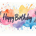 thumbnail image 3 of Colorful Happy Birthday Banner Background Decorations Backdrop Gifts Balloons Party Supplies Photography Props Celebration Decor, 3 of 7