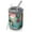 German Shepherd Dog, variant on 12oz Coffee Tumblers German Shepherd Dog and Flower Stainless Steel Vacuum Insulated Travel Tumbler Coffee Cups Mug with Lid and Straw with Cleaning Brush for Cold & Hot Drinks
