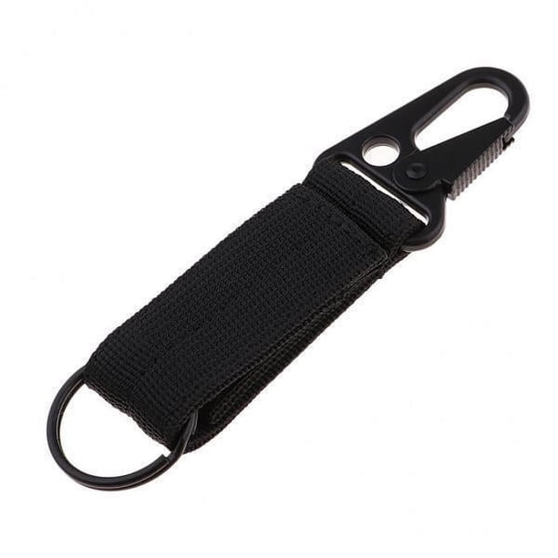 3x Gancho de Nailon para Llaves, Hebilla de Correas, Cinturón Colgante, Mosquetón de Escalada, Clip para Mochila 3 piezas