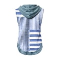 thumbnail image 5 of GERsome Hooded Tank Tops Women's Sleeveless Shirts Trendy Print Color Block Summer Casual Blouses Size XL, 5 of 7