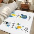 thumbnail image 5 of Area Rugs for Living Room 4x6 Ft, Modern Minimalist Non Slip Area Rugs for Kitchen Bedroom Entryway, Cartoon Laundry Room Washing Machine Washable Carpet Runner Rug Floor Mats for Bedroom Home Decor, 5 of 9
