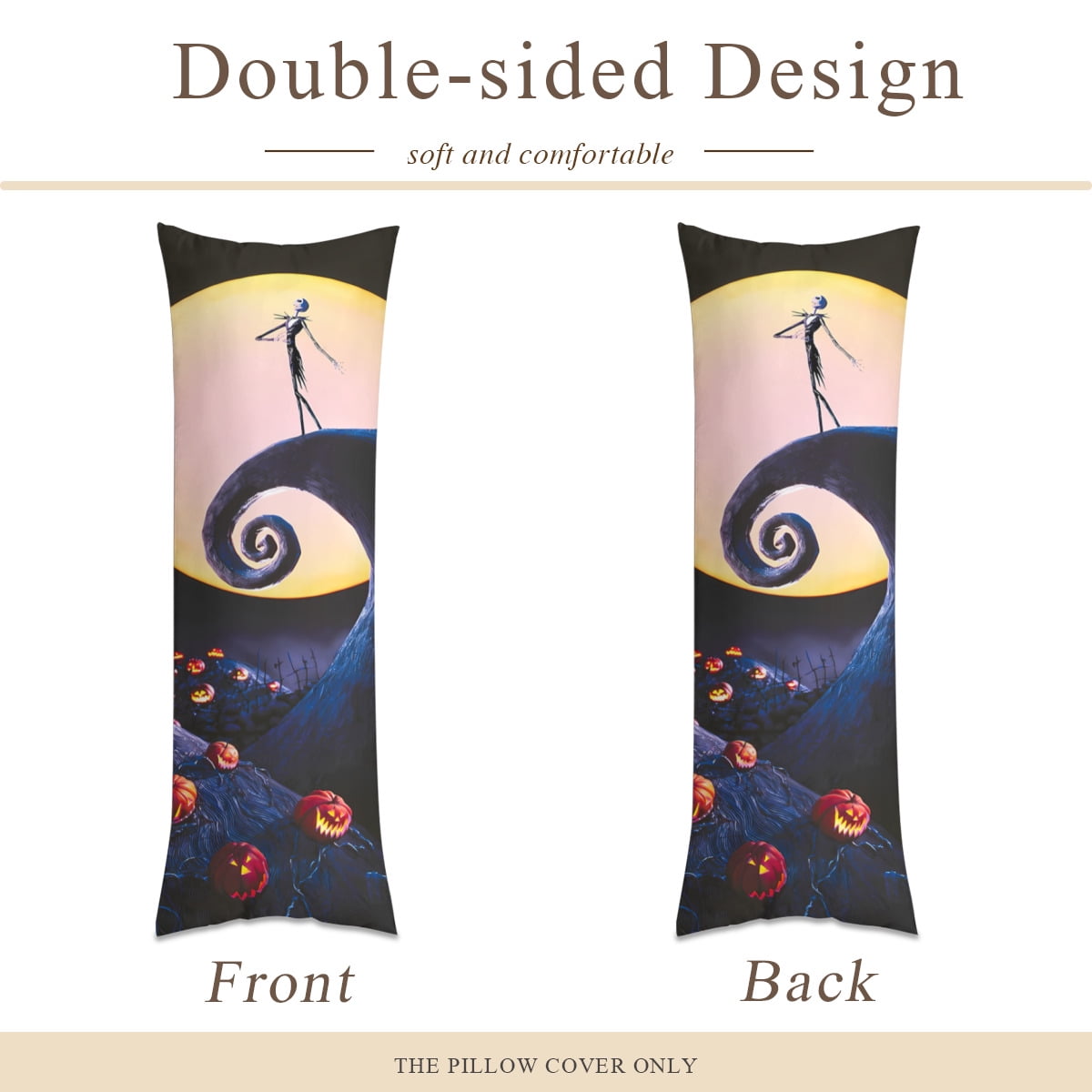 The Nightmare Before Christmas Hugging Body Pillow Case