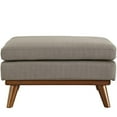 thumbnail image 2 of Allora Fabric Ottoman in Granite, 2 of 4