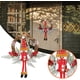 thumbnail image 2 of Corona de Navidad, Muñeco de nieve Decoración de la puerta Colgante Decoración de la corona del árbol de Navidad al aire libre para su puerta, pared o ventana Chimenea Pared de ratán Xemadio WLJ-2469, 2 of 5