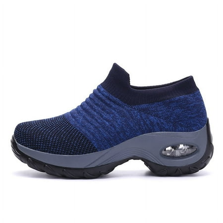 

Woobling Womens Air Cushion Sneakers Trainers Running Comfy Breathable Gym Sock Shoes
