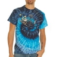 thumbnail image 2 of Wild Bobby, Funny Fishbone Skeleton Angler Fish, Animal Lover, Tie-Dye Tees, Evening Sky, Small, 2 of 3