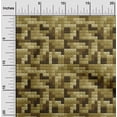thumbnail image 2 of oneOone Polyester Spandex Olive Green Fabric Geometrical Shape Sewing Craft Projects Fabric Prints By Yard 56 Inch Wide, 2 of 4