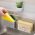thumbnail image 1 of ziyahi Dish Cloths Rack Suction Sponge Holder Clip Rag Storage Rack Kitchen Bathroom Organizer Wall Mounted Shelf, 1 of 8