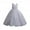Gray Floral, variant on URMAGIC 3-13T Girls Sleeveless Floral Bridesmaid Wedding Maxi Dress Kids Princess Pageant Lace Prom Ball Gown Dresses