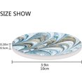 thumbnail image 4 of GZHJMY Printed Round Ancient Swirls of Marble Ceramic Coasters with Cork-Backed for Coffee Drink Cup Mat Absorbent Stone Coaster, 1 Pack, 4 of 5