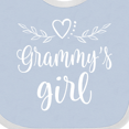 thumbnail image 4 of Inktastic Grammy Girl Granddaughter Girls Baby Bib, 4 of 4