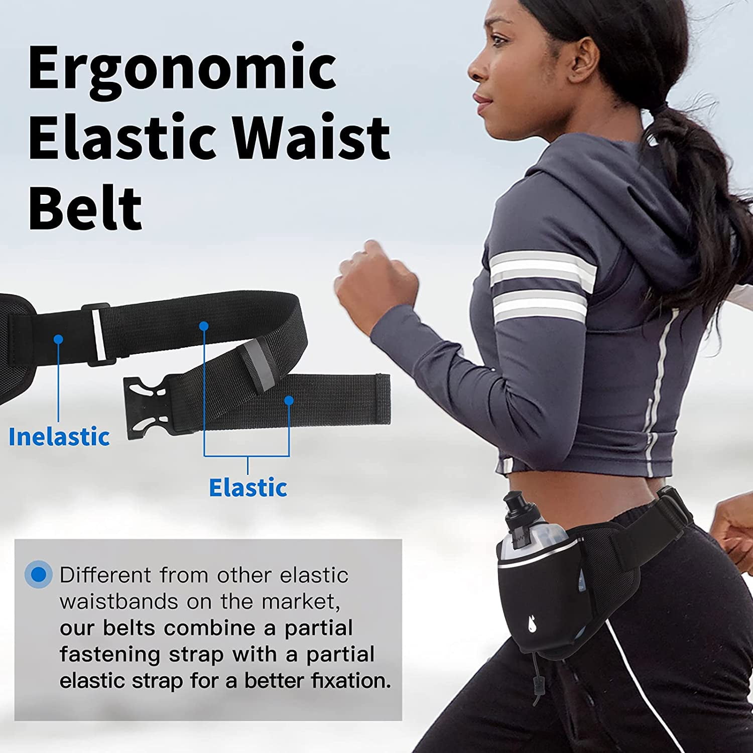 Upgraded Running Belt with Water 