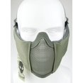 thumbnail image 1 of Tactical Airsoft CS Protective Nylon Half Face Mask with Noise Mask(green), 1 of 5