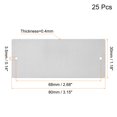 thumbnail image 2 of Tarjeta en Blanco Unique Bargains 3.1' x 1.2' Acero Inoxidable 201 25uds, 2 of 6