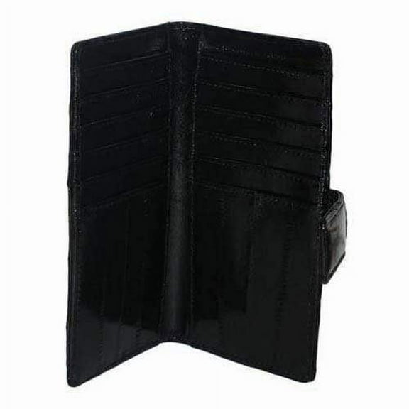 Eel Skin Leather Business Credit Card Holder E 533