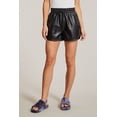 thumbnail image 1 of Miss Sparkling Women’s Soft Pleather Shorts, 1 of 5