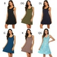 thumbnail image 3 of EFINNY Women's Tank Nightgown Modal Sleepshirts Soft Sleeveless Chemise Nightdress S-XXL, 3 of 5