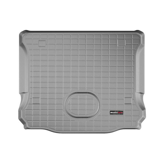 WeatherTech Cargo Trunk Liner compatible with Jeep Wrangler Unlimited 4-Door, Wrangler JK Unlimited 4-Door - Behind 2nd Row Grey