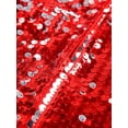 thumbnail image 4 of Yhong Veste de Baseball à Sequins Brillants pour Filles Enfants Manteau Cardigan de Rue Soirée Blazer Fête Formelle Rouge 10, 4 of 8