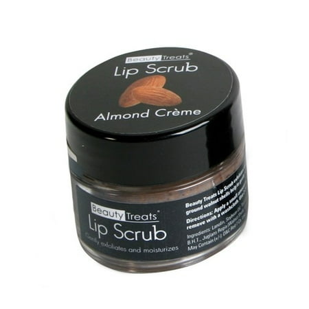 BEAUTY TREATS Lip Scrub - Almond Creme (Best Homemade Lip Scrub)