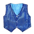 thumbnail image 2 of Chaleco de lentejuelas para niños chaleco elegante b-Azul-160cm Sailing Electrónica, 2 of 3