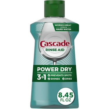 Cascade Power Dry Dishwasher Rinse Aid, 8.45 fl oz