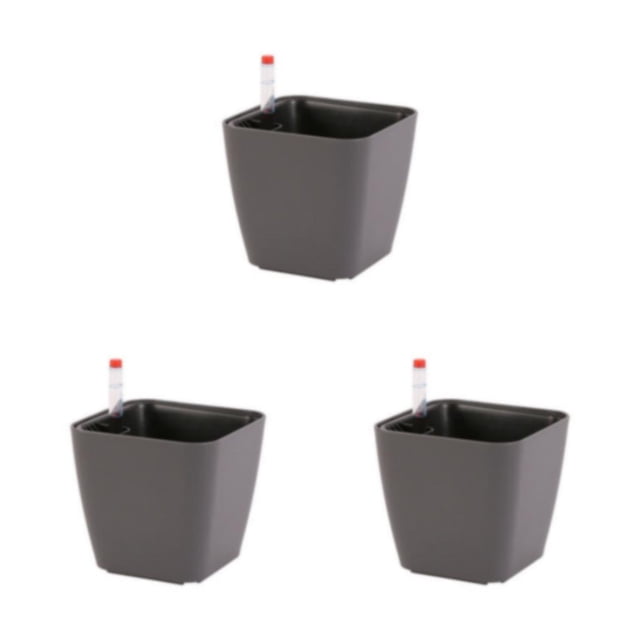 Maceta autorriego Bearachild para flores y hierbas gris 14*13*10.5 Type1 NO1