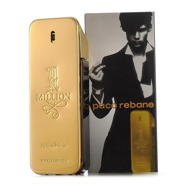 One Million Gold Men\'s Eau de Parfum 100ml Long-Lasting Woody Cologne Gift for Men