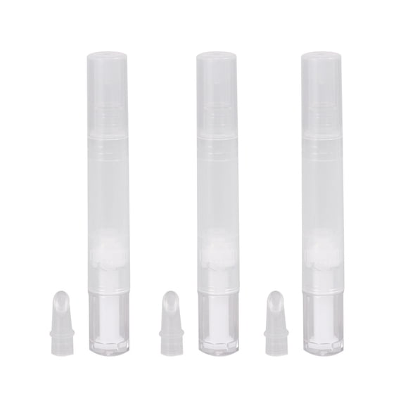 BRIGHTFUFU Bolígrafos giratorios de párpado doble de 3 uds, bolígrafo de ajuste de párpados de doble pliegue, bolígrafos giratorios transparentes de plástico DIY