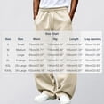 thumbnail image 4 of Mens Sweatpants with Pockets Loose Casual Barrel Sweat Pants,Drawstring Elastic Waist Curved Seam Wide Leg Athletic Pants for Running, 4 of 6
