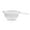 White, variant on YBM Home Deep Plastic Colander for Washing and Draining Pasta, 9.75 inch - Red