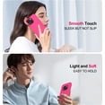 thumbnail image 5 of Compatible with iPhone 15 Plus Case with Screen Protector,Upgraded Liquid Silky Soft Silicone Cover,Fashionably Designed for Women and Girls,Protective Phone Case 6.7",Hot Pink, 5 of 6