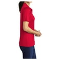 thumbnail image 3 of Womens Posi-UV Pro Short Sleeve Polyester Polo True Red 2X-Large, 3 of 5
