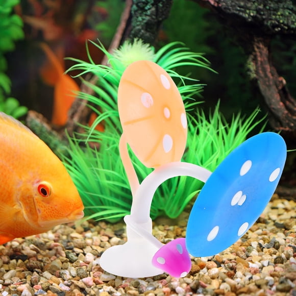 WASHWEPE 2Ud Para Betta En Hoja De Silicona Con Ventosa Para Decorar Acuario
