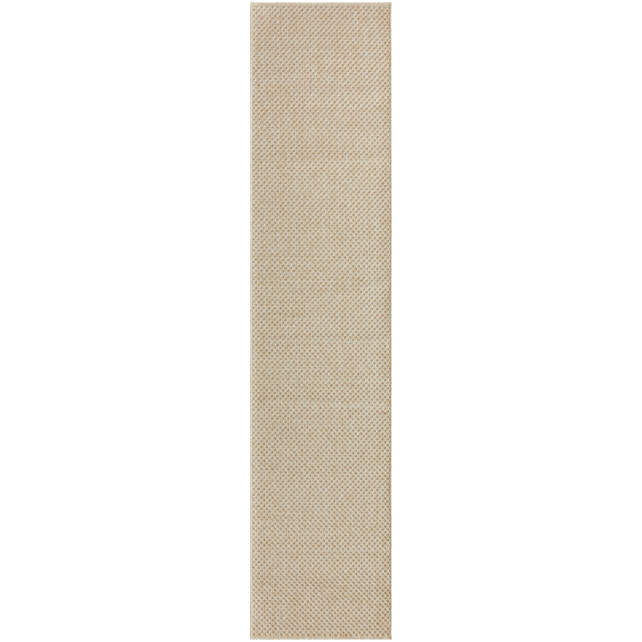 Nourison Tulum 2'2" x 8' Cream Outdoor Rug